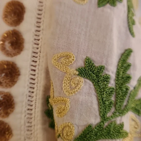 🎉Sundance Moroccan Dreams Beachy Tunic Top Size M - Picture 9 of 9